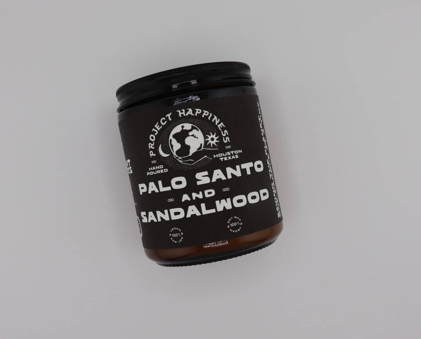 Palo Santo and Sandalwood - Project Happiness Candle Co.