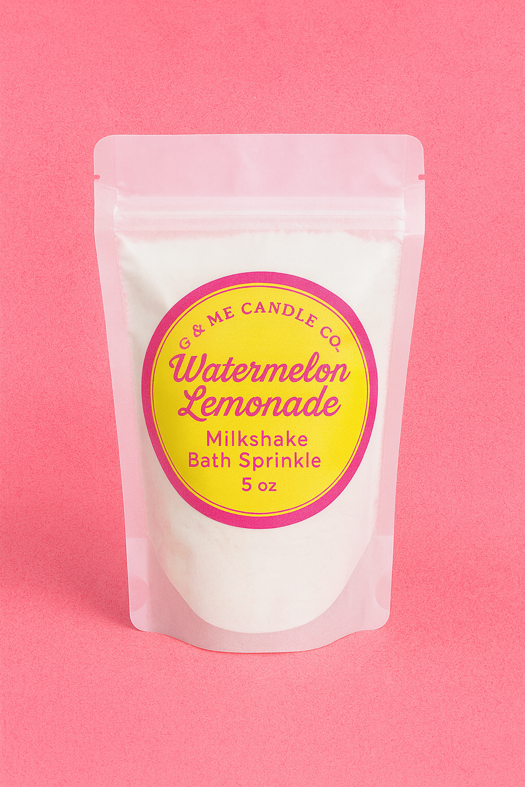 Watermelon Lemonade Milkshake Bath Sprinkle, 5 oz