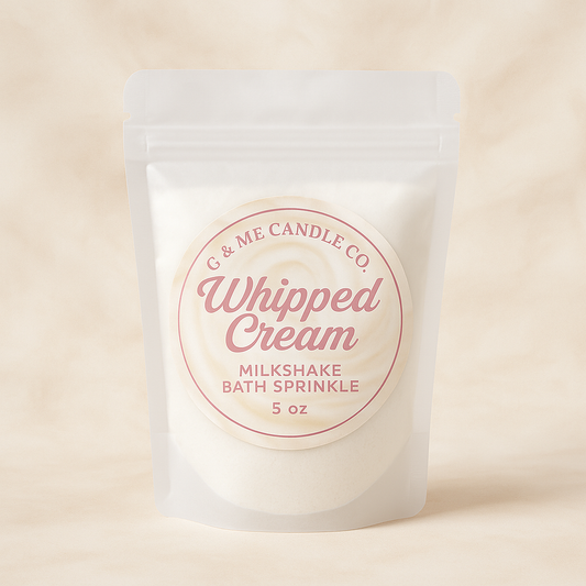Whipped Cream Milkshake Bath Sprinkle, 5oz