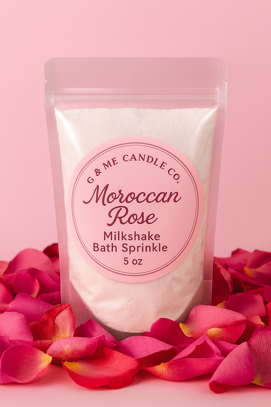 Moroccan Rose Milkshake Bath Sprinkle, 5oz