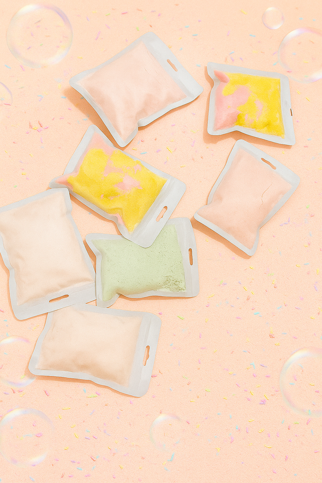 Whipped Cream Milkshake Bath Sprinkle, 5oz