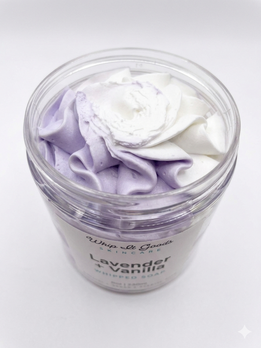 Lavender + Vanilla Whipped Soap