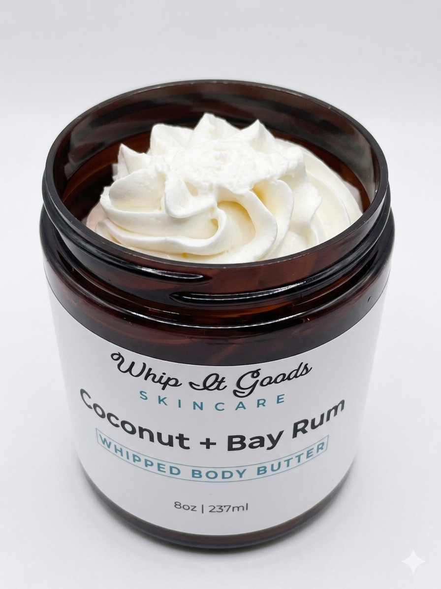 Coconut + Bay Rum Whipped Body Butter