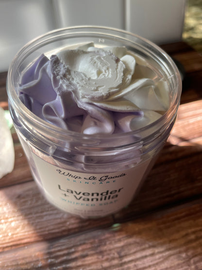 Lavender + Vanilla Whipped Soap