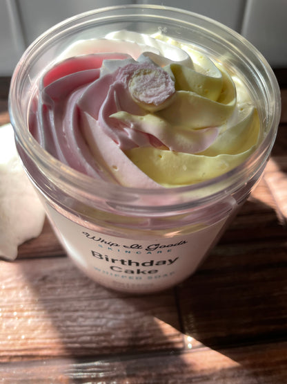 Birthday Cake Whipped Soap