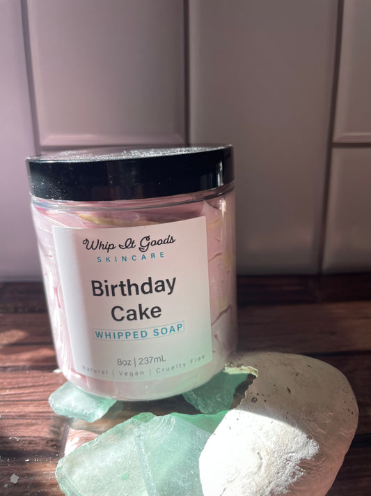 Birthday Cake Whipped Soap