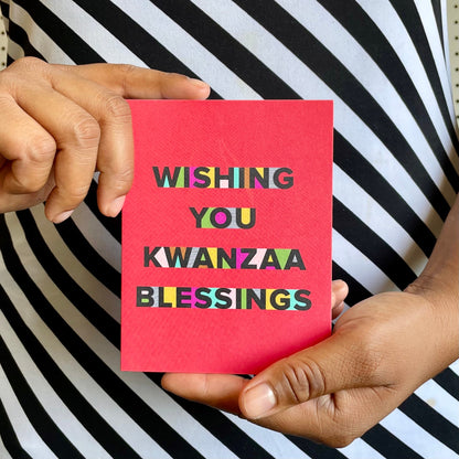 Kwanzaa Blessings Greeting Card