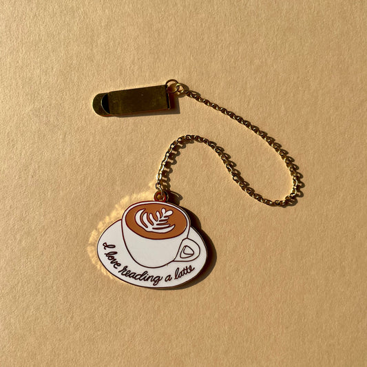 Latte Enamel Bookmark