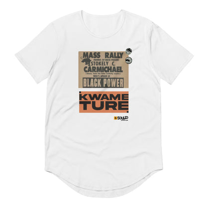 Kwame Ture Curved Hem Shirt